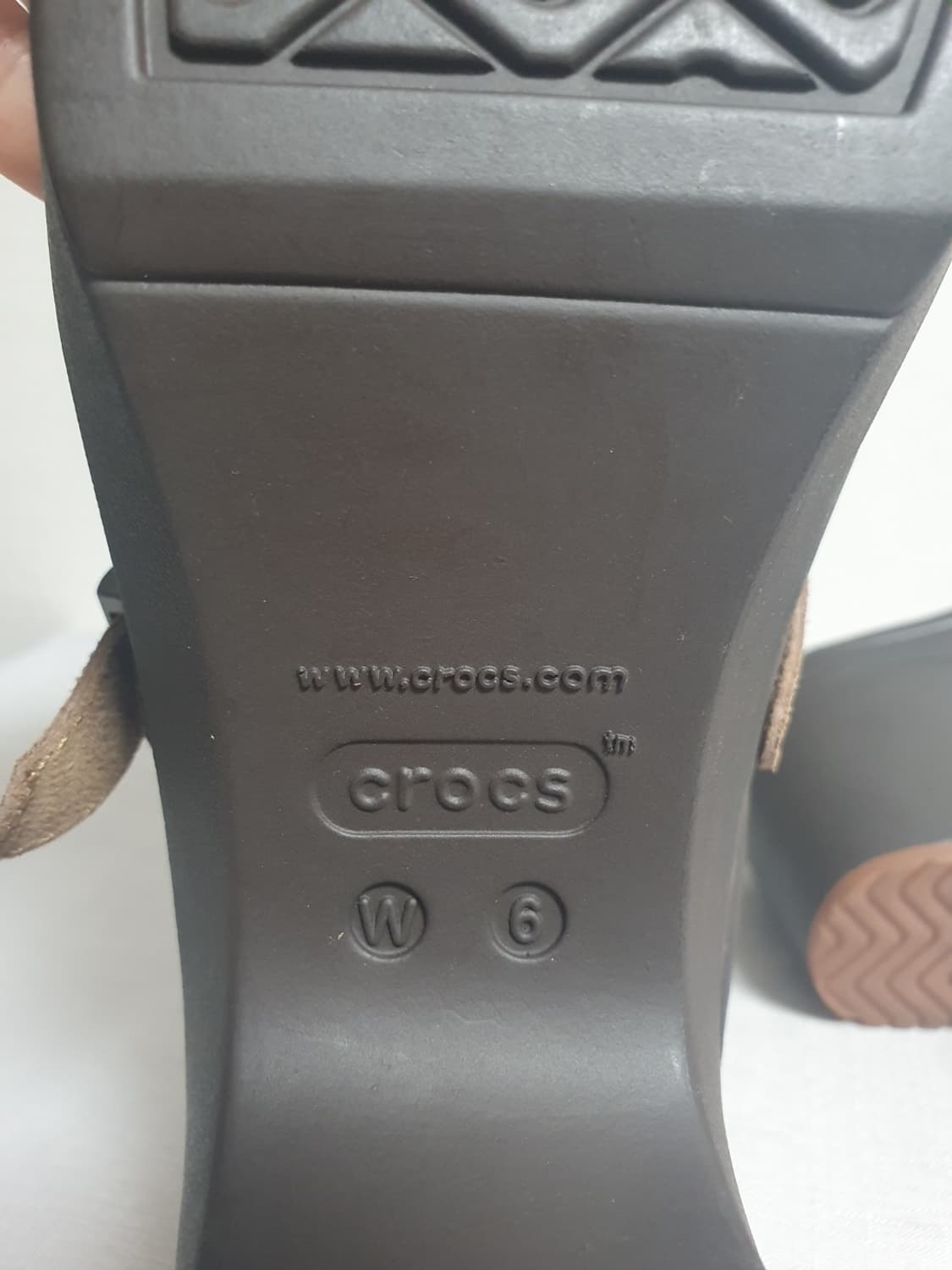 230mm 크록스 사라 벨티드 힐 클로그 브라운 상품이미지9