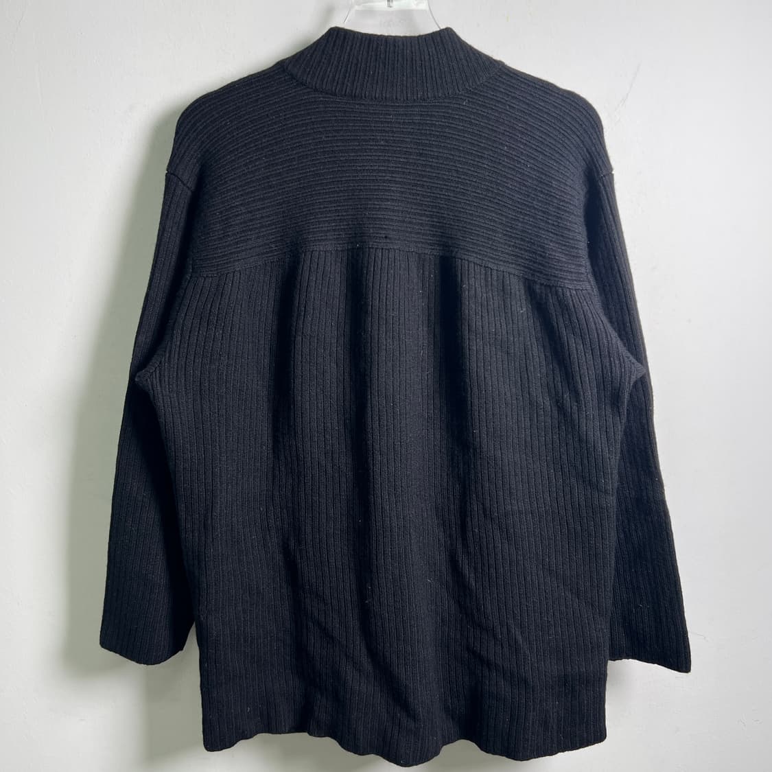 Des pres 블랙 울 니트 집업 상품이미지6