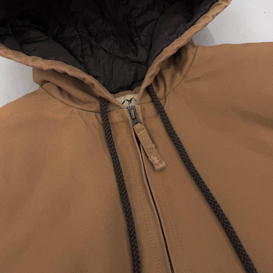 칼하트맛 빈티지 덕액티브 후드 워크자켓 된장 상품이미지4