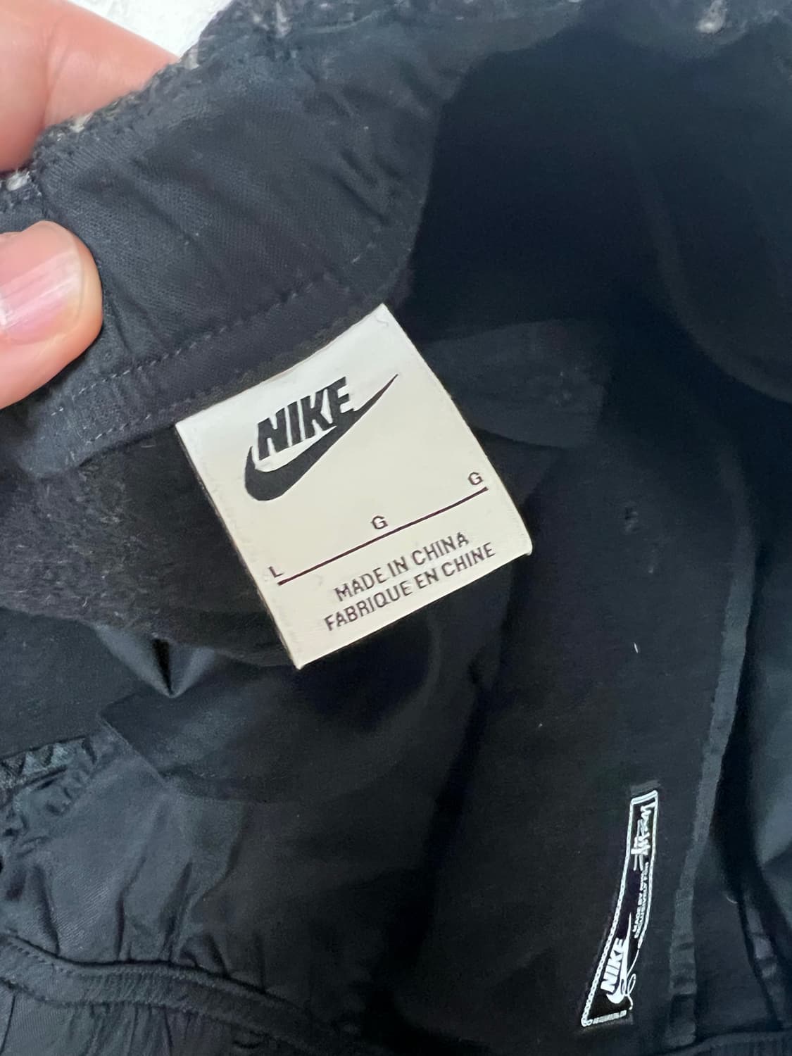 [L] 나이키 x 스투시 울 스트라이프 팬츠 상품이미지3