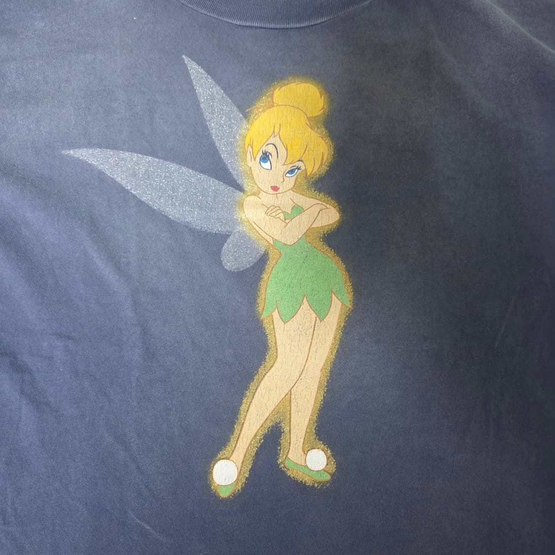 [XL] 세인트미카엘X디즈니 팅커벨 티셔츠 네이비 상품이미지2