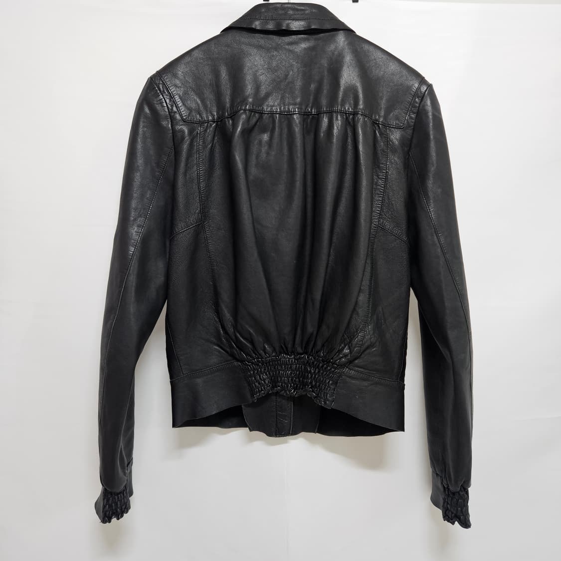 타임 한섬 램스킨 양가죽 레더 자켓 S 상품이미지5