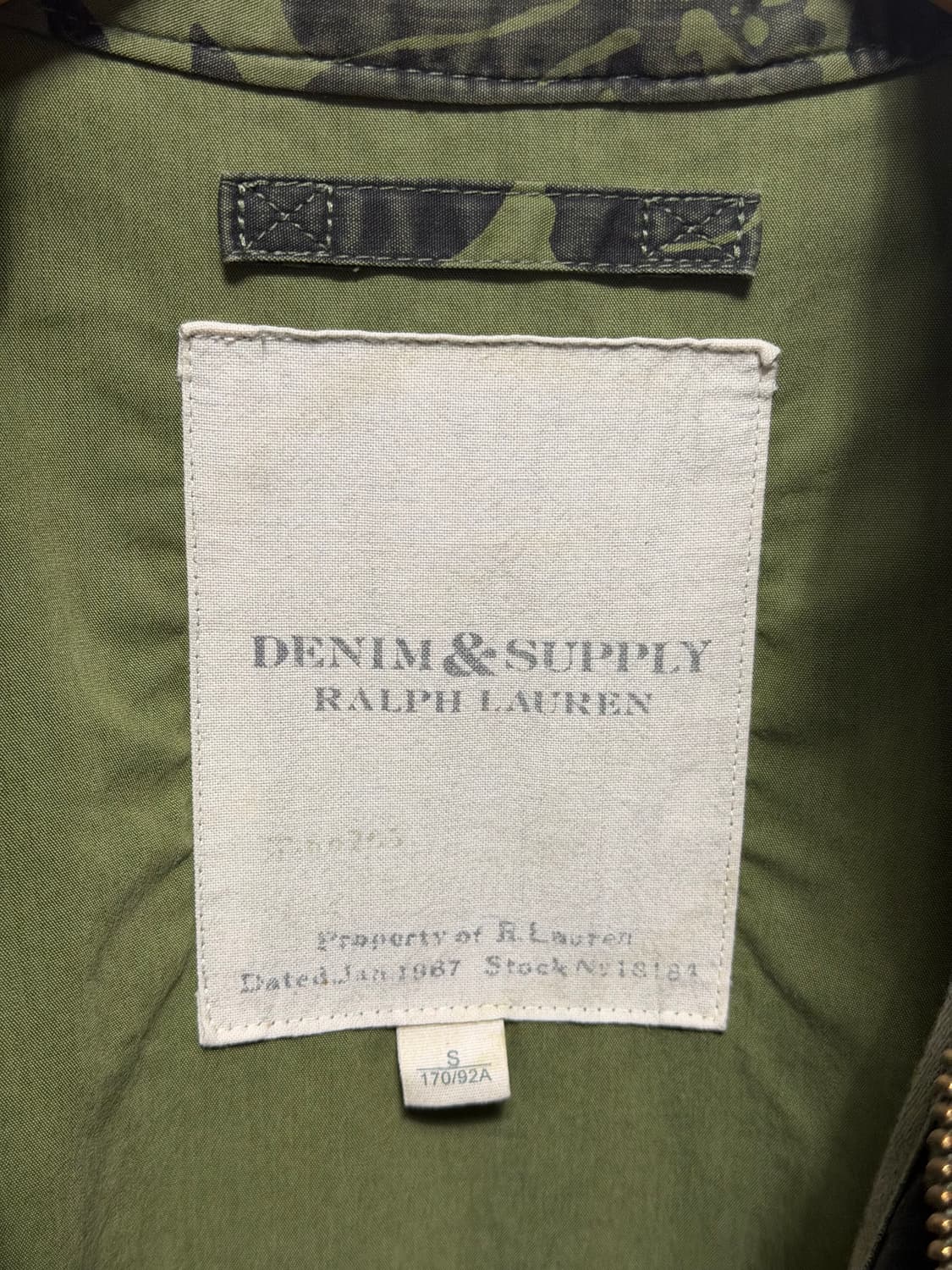 Denim & supply camouflage field jacket   상품이미지5