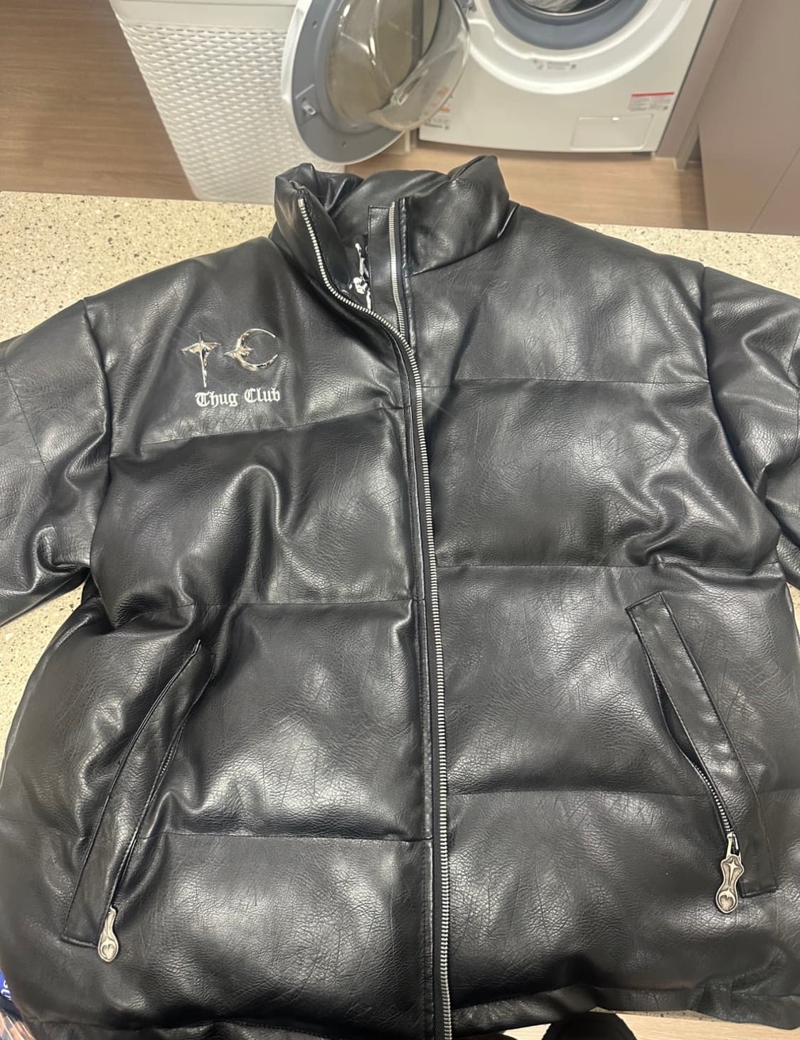 3사이즈) 떠그 패딩 폴리에스터 상품이미지1