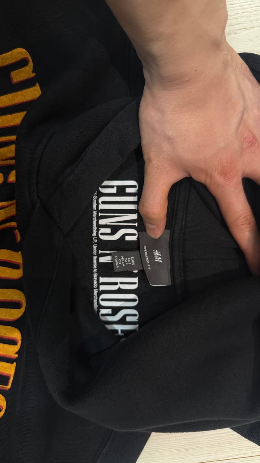 H&M Guns N' Roses 후드티 상품이미지4