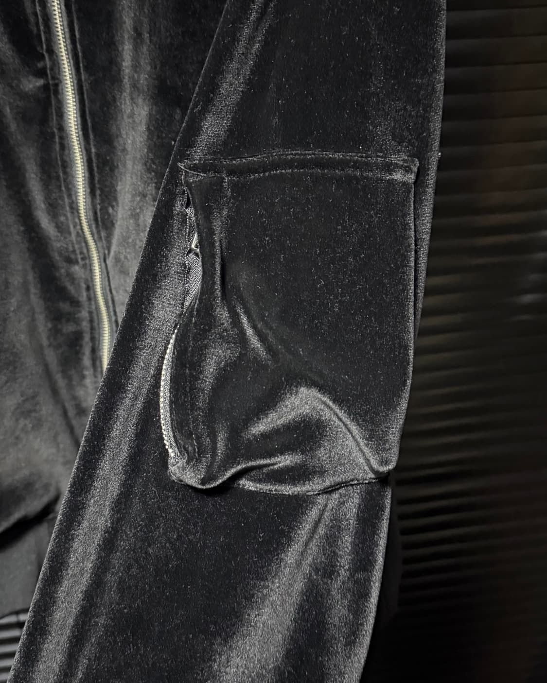 프리즘웍스 벨벳 벨루어 ma-1 ma1 항공 점퍼 바시티 봄버 블루종 L 상품이미지5