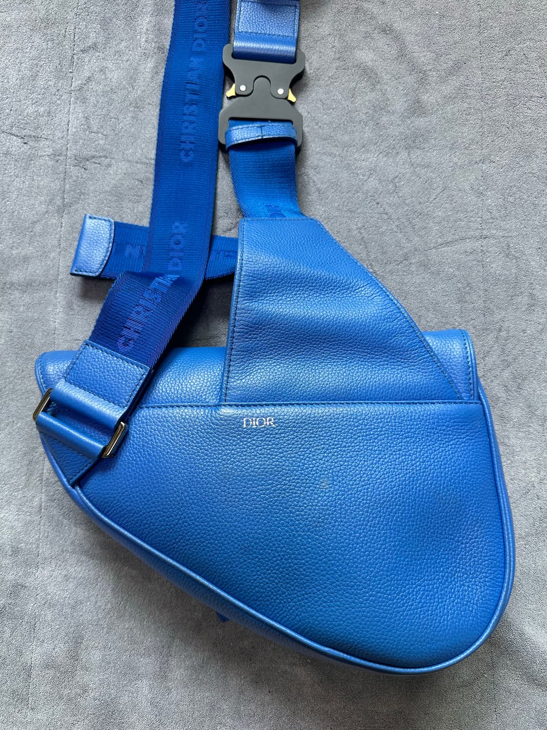 디올 새들백 블루 상품이미지6