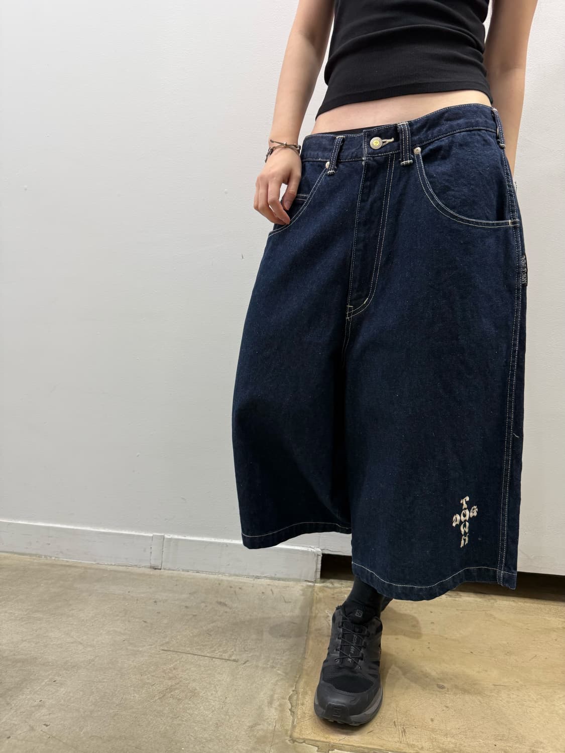 도그타운 데님 로고 버뮤다팬츠 상품이미지6