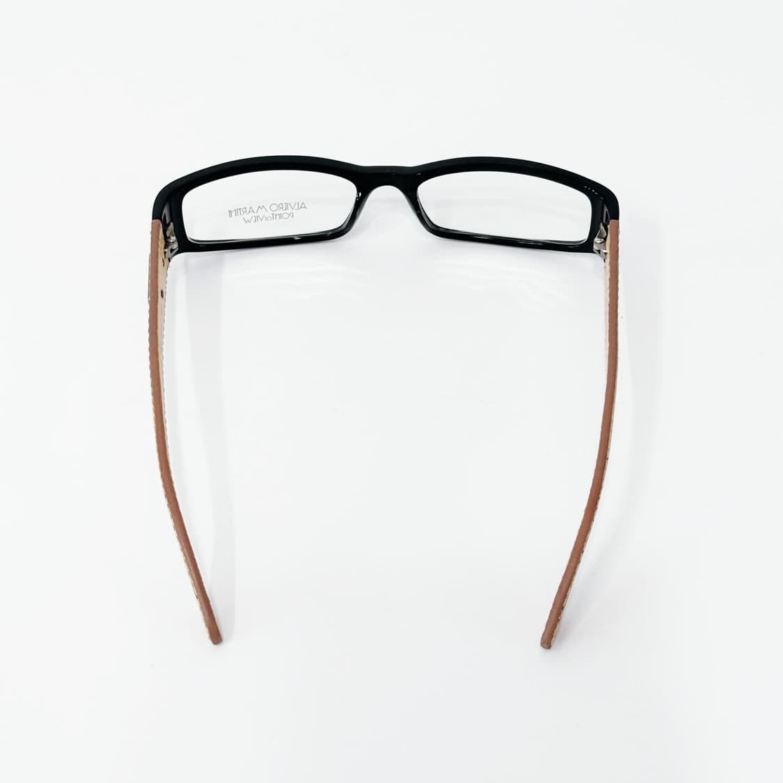 ALVIERO MARTINI 블랙 뿔테 데드스탁 빈티지안경 상품이미지4