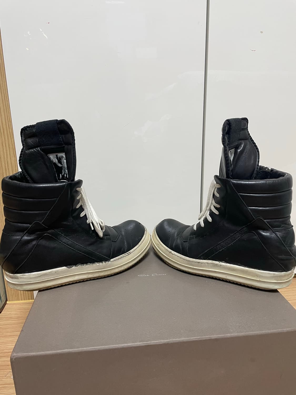 릭오웬스 지오바스켓 검검 상품이미지4