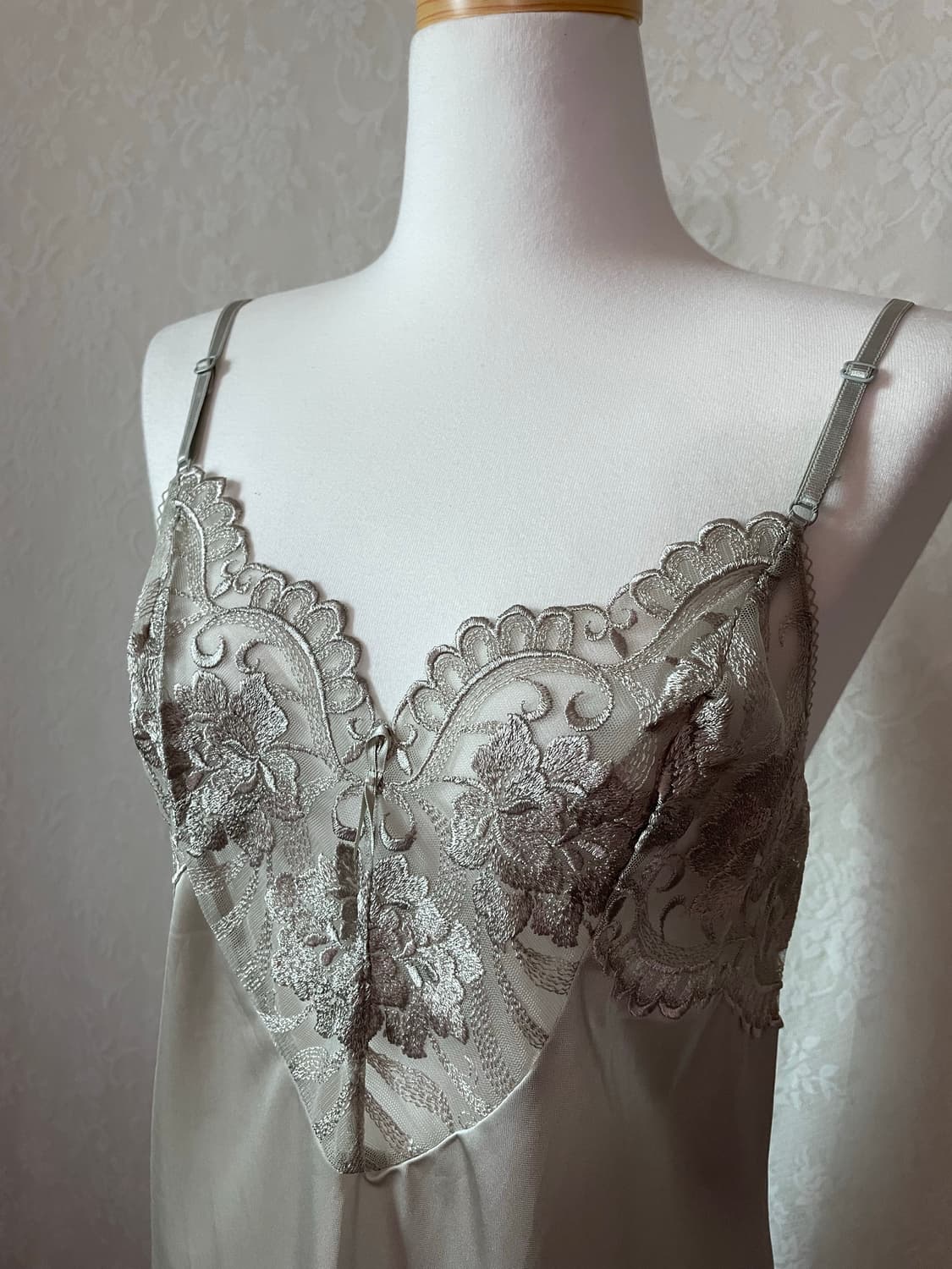 레이스 자수 란제리 원피스 상품이미지2