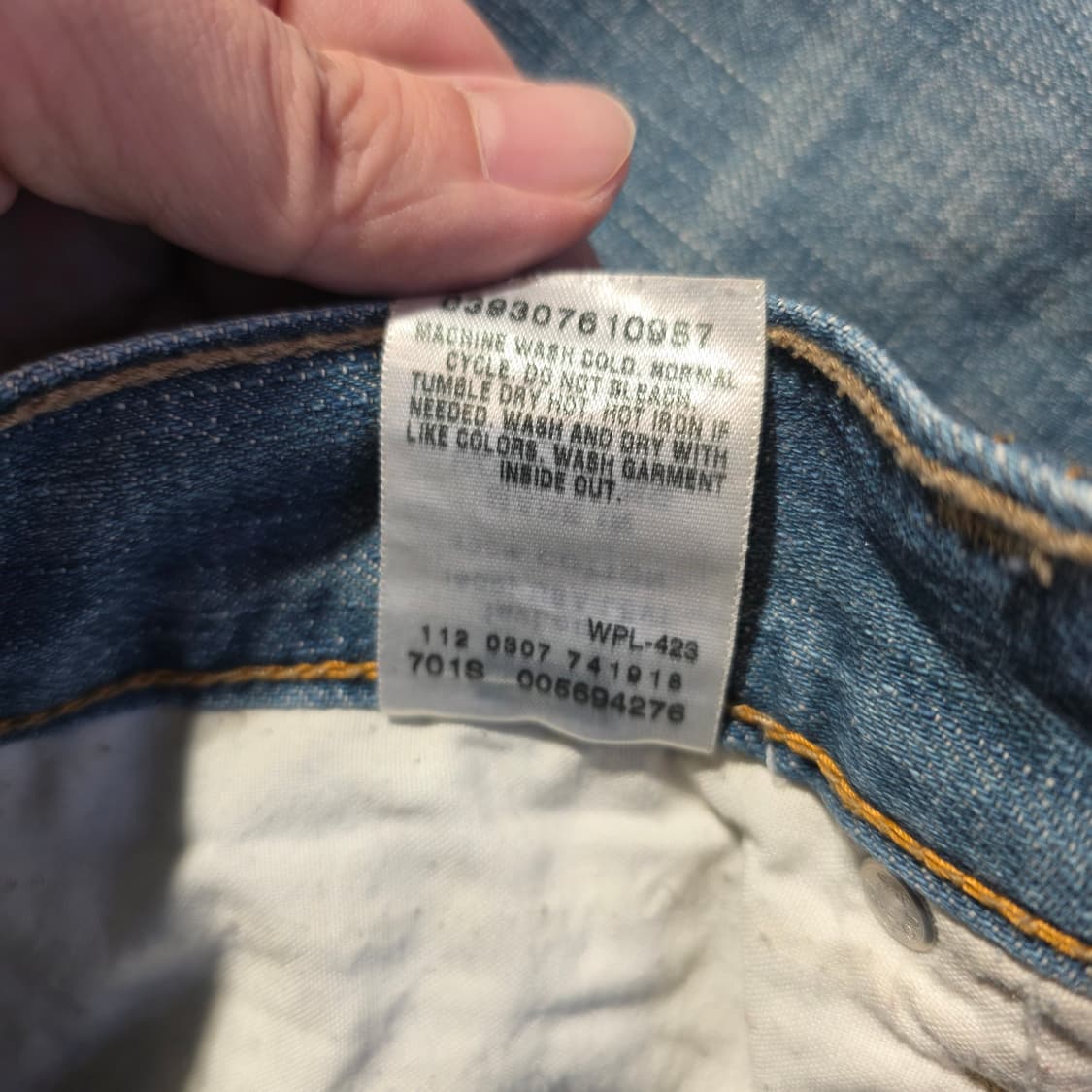 [W36L30]00s 리바이스 569 루즈스트레이트핏 데님팬츠 상품이미지5