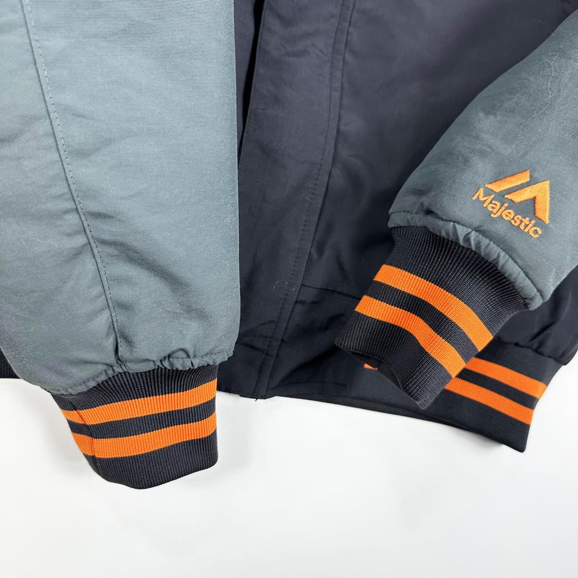 마제스틱 성조기 블랙 바시티 스타디움 점퍼 (M) 상품이미지5