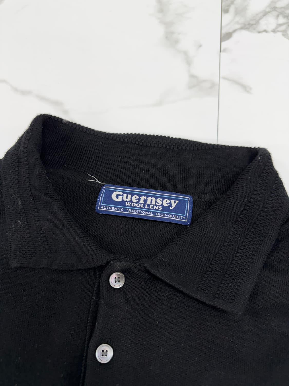 건지울른스 니트 카라 티셔츠 상품이미지3