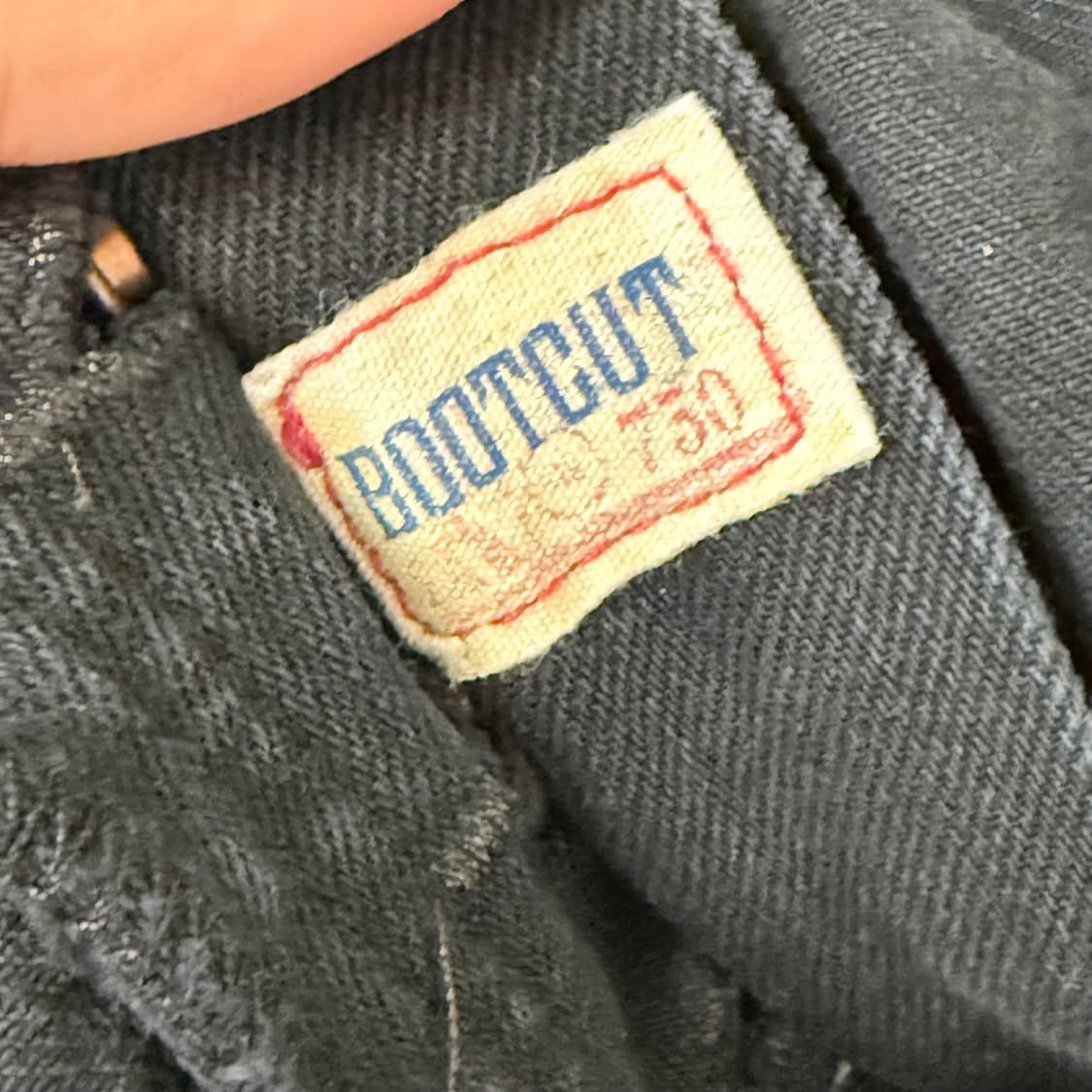 폴로 랄프로렌 흑청 부츠컷750 데님 팬츠 32 상품이미지5