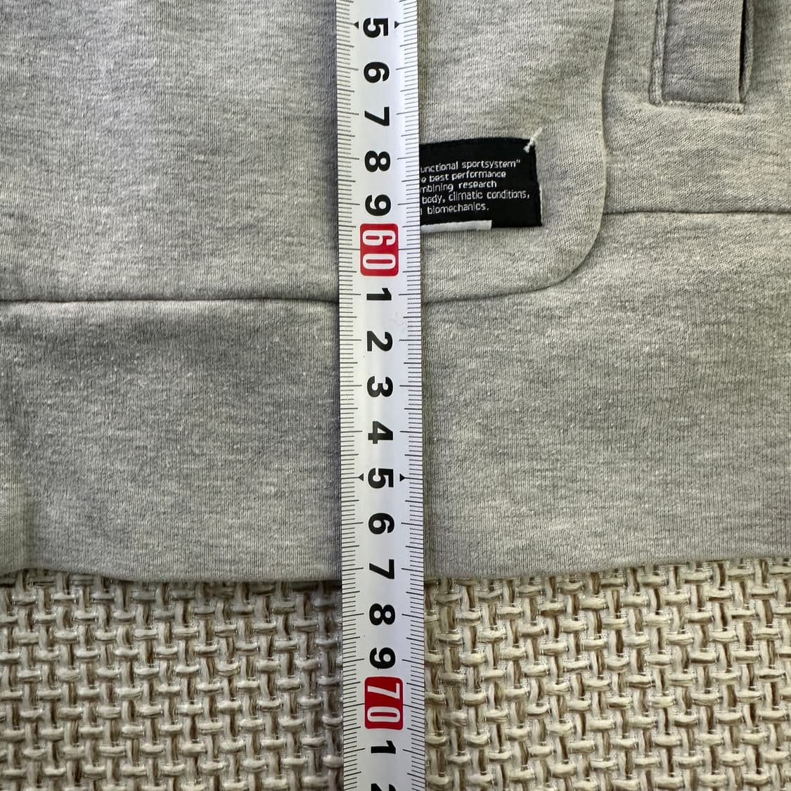 100 데상트 그레이 후드집업 자켓 0424D 상품이미지6