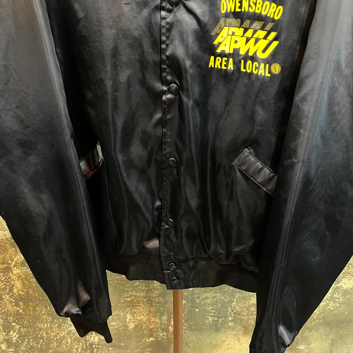 90s US 킹루이 King Louie 나일론 사틴 자켓 상품이미지3