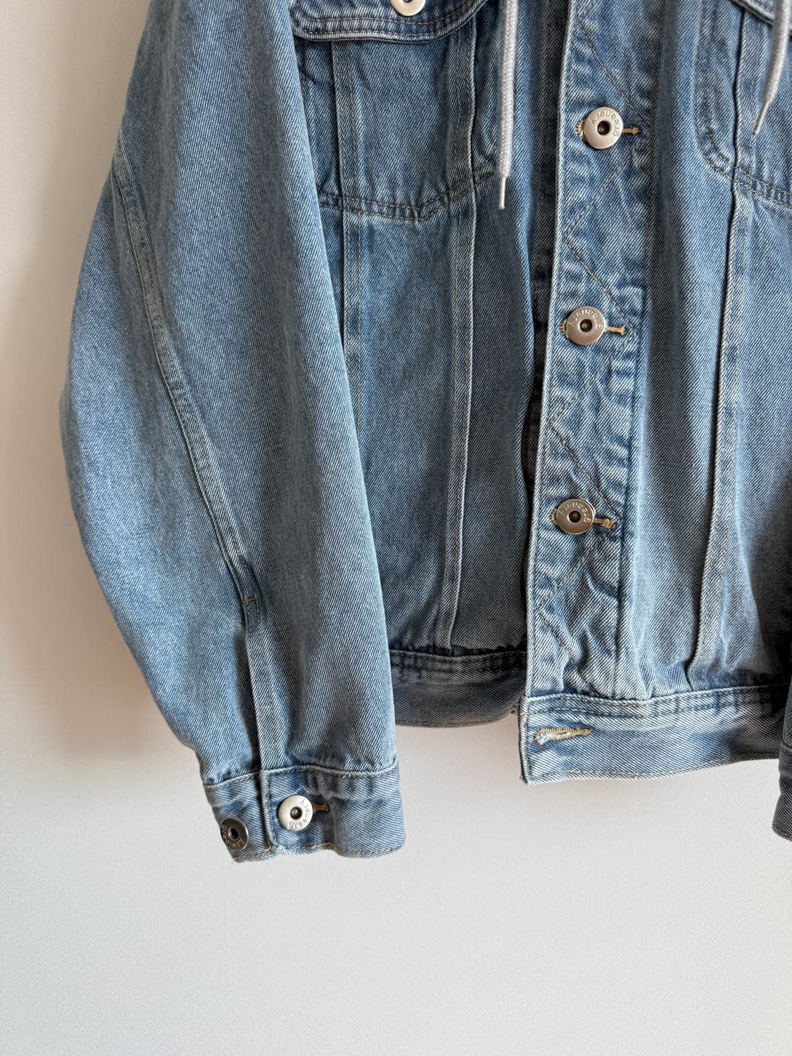  Pre owned 데님 후드 자켓 상품이미지3