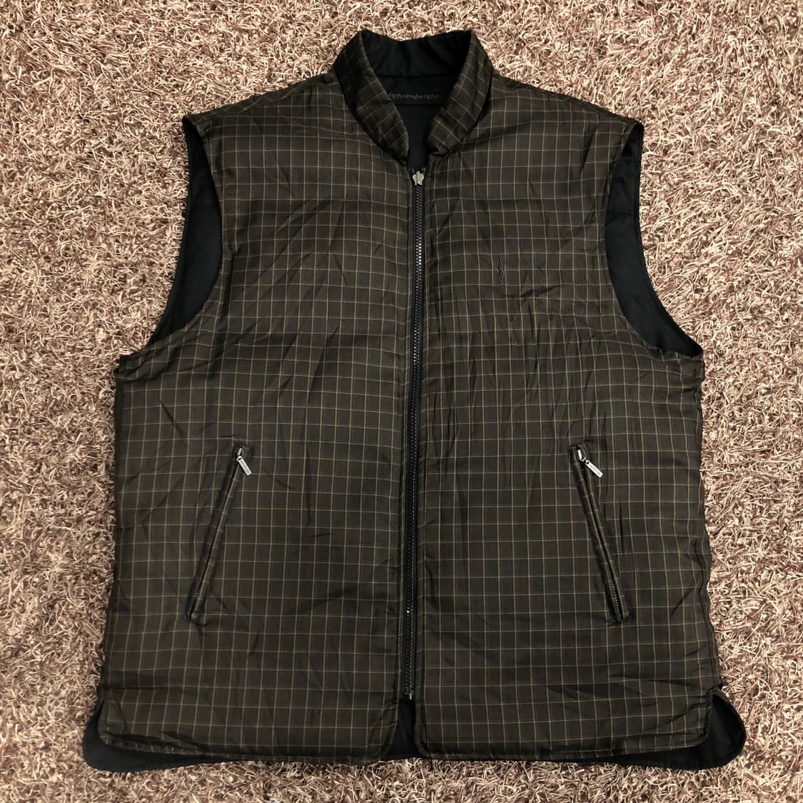 입생로랑 아카이브 YSL 덕다운 리버시블 패딩 조끼 상품이미지4