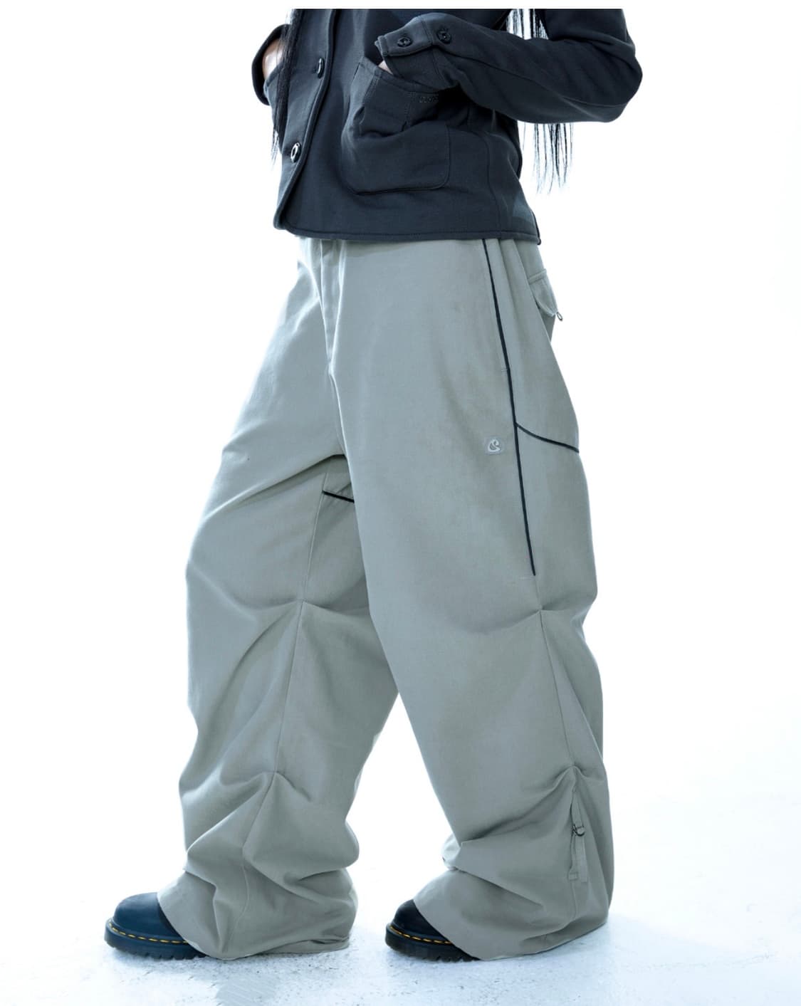 코이세이오 라인팬츠 베이지 판매 상품이미지3