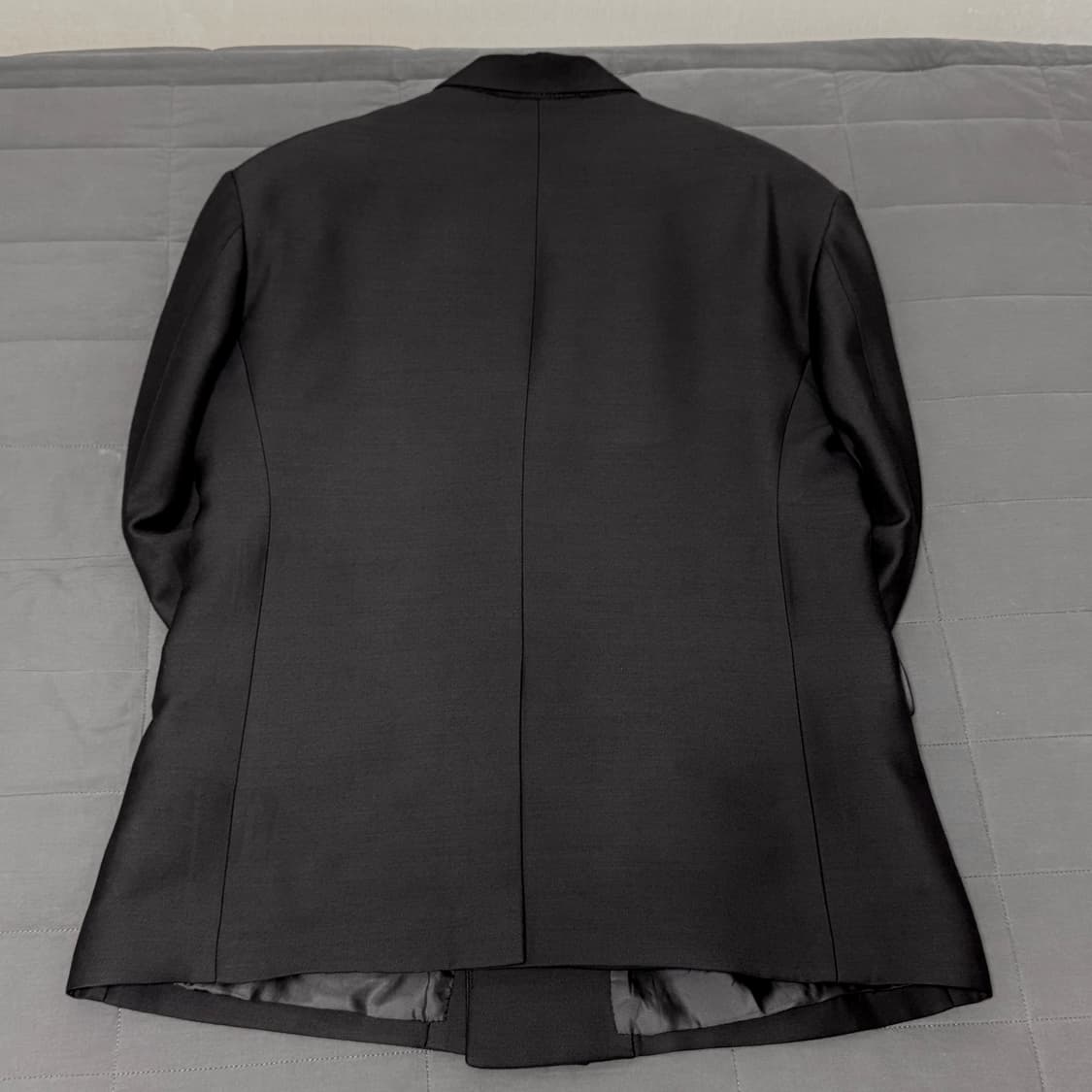 LEMETEQUE 르메테크 블랙 울 실크 더블 슈트 셋업 105 사이즈 상품이미지2