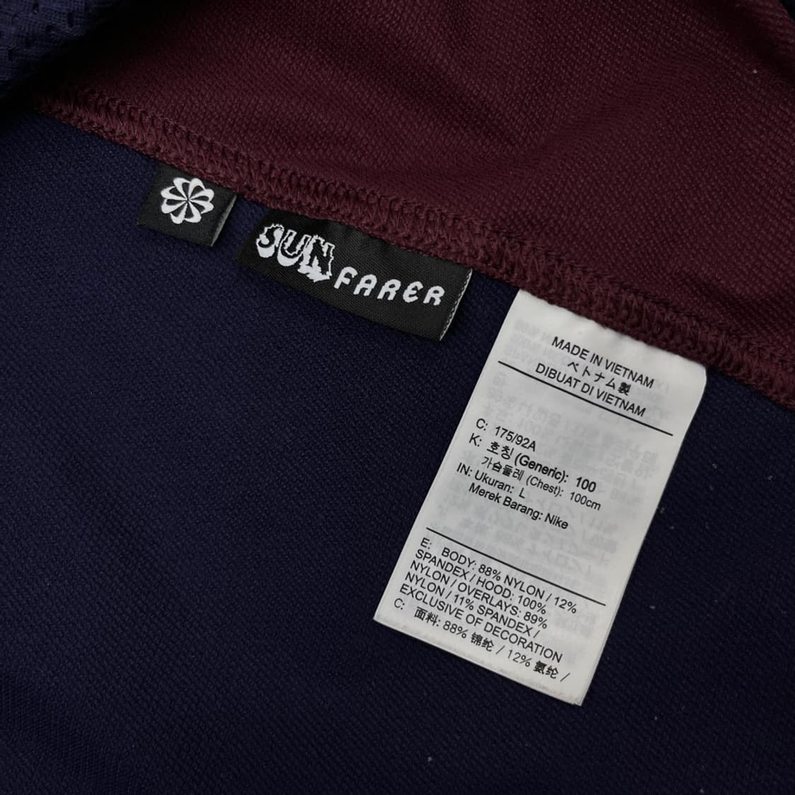 나이키 ACG 와인배색 딥퍼플 후드 바람막이 L 상품이미지5