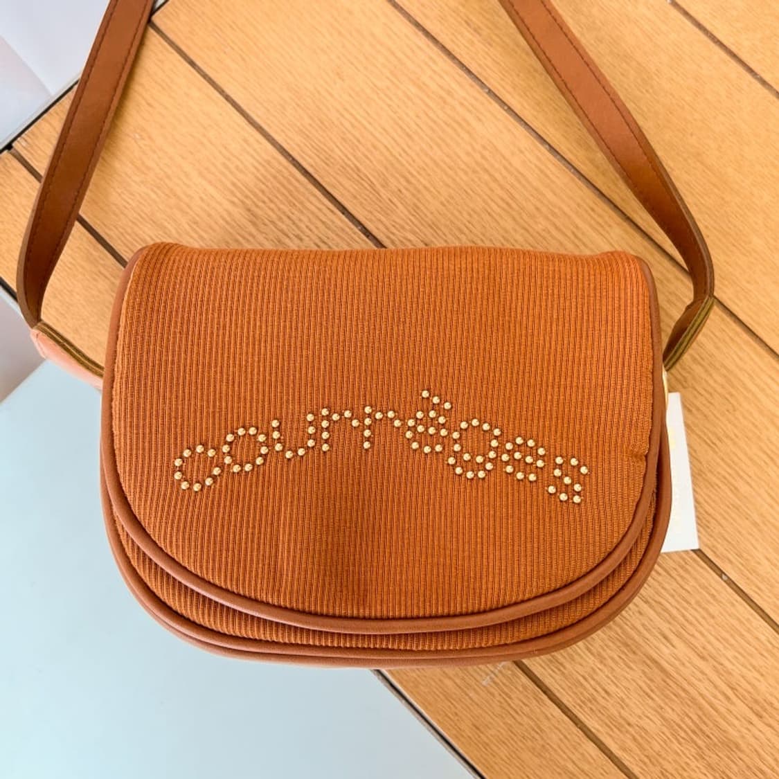 [새상품] courreges / 꾸레쥬 브라운 크로스백 상품이미지2