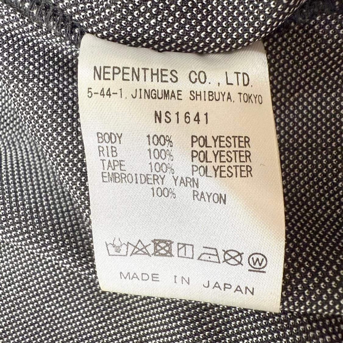 니들스 x 시티샵 스트라이프 트랙 자켓 블랙 상품이미지8