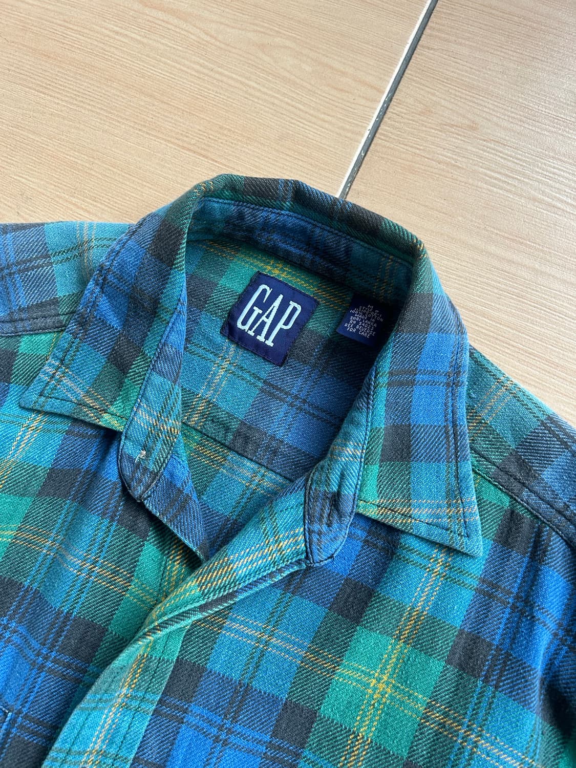 90‘s 올드갭 플란넬 체크셔츠 상품이미지2