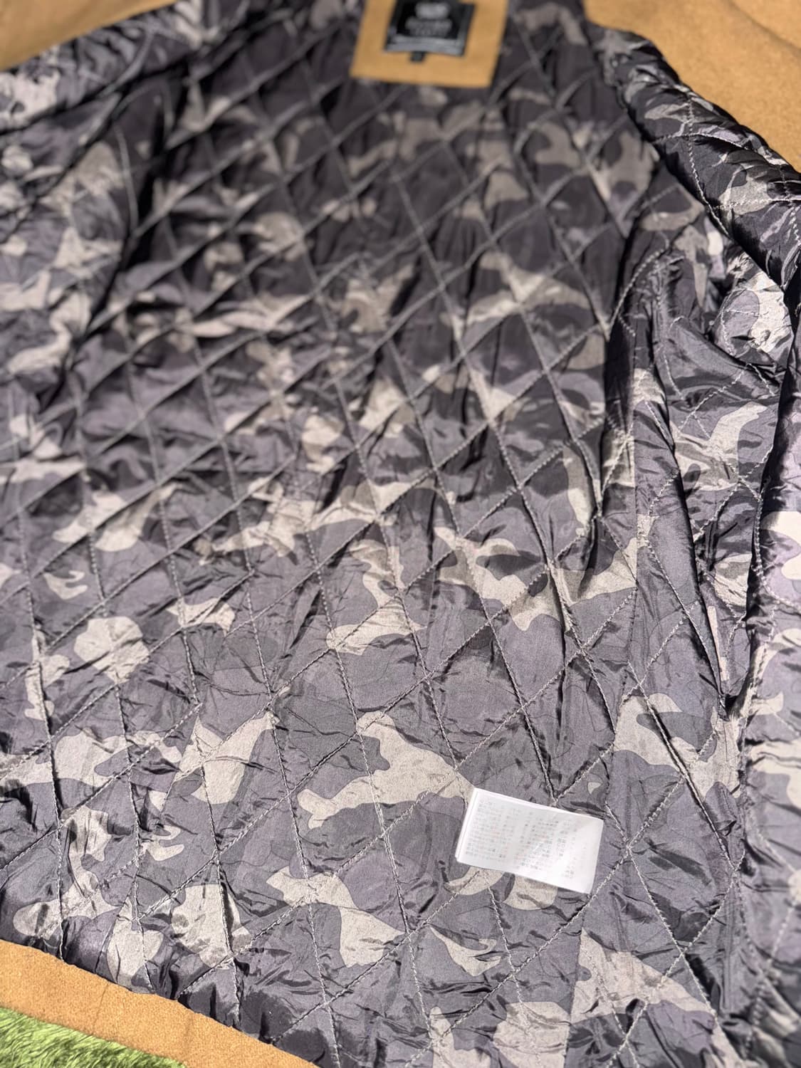 [L] Beams Heart 빔즈 하트 라운드 컷 퀼티드 하프 코트 자켓 상품이미지6