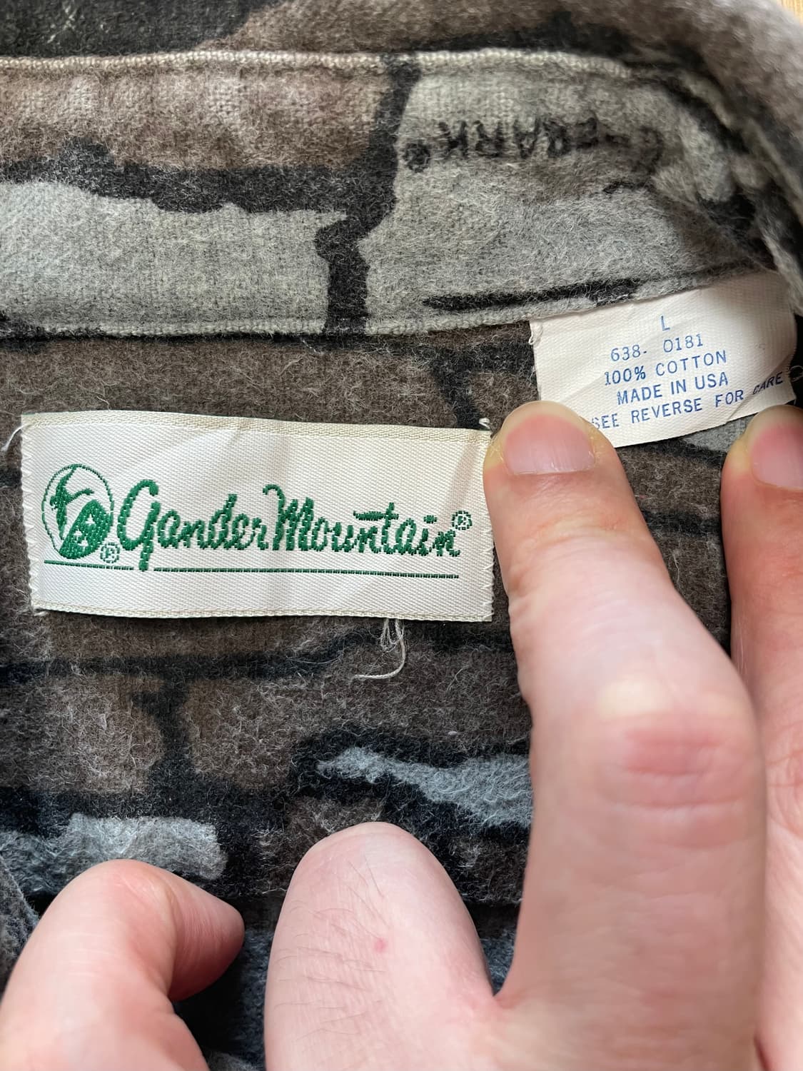 택포) 80s Made USA 트레바크 카모 BDU 필드 셔츠 헤비코튼 상품이미지2