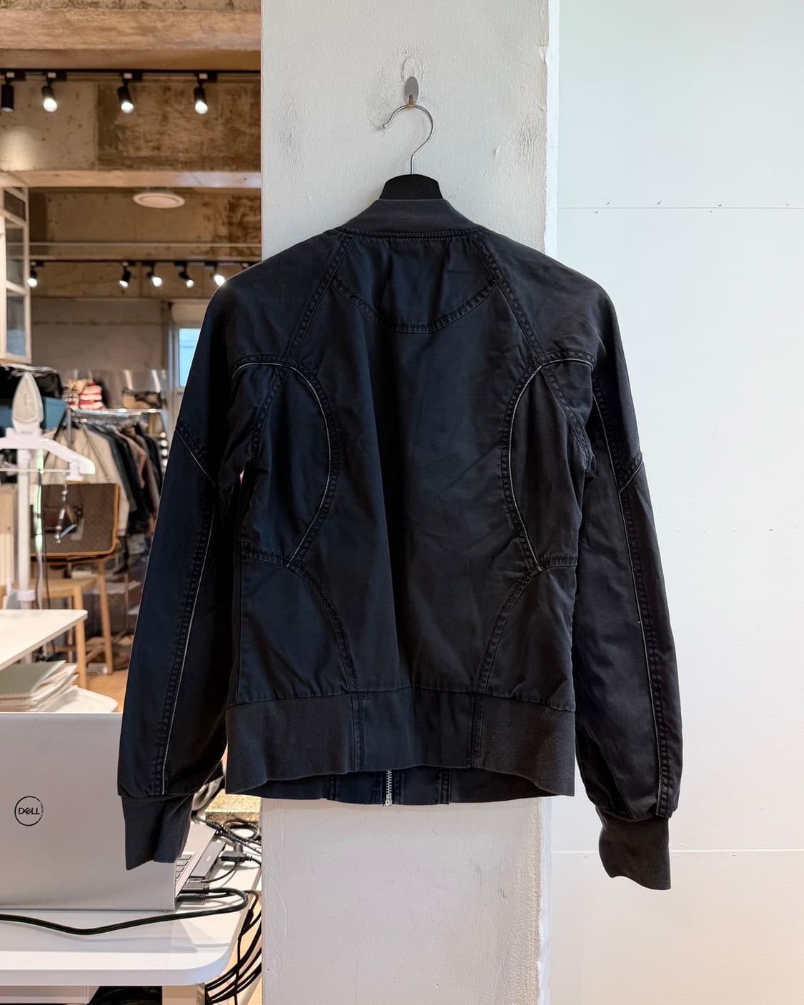 디젤 블랙 유틸리티 멀티포켓 MA-1 밀리터리 플라이트 자켓  상품이미지7