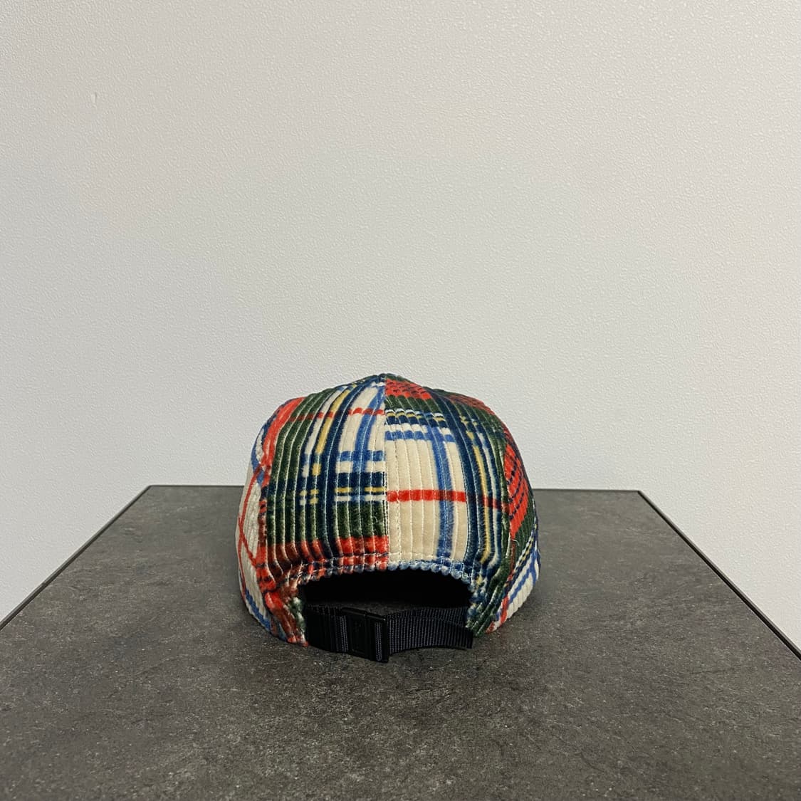 (OS) 슈프림 박스로고 캠프캡 모자 코듀로이 플레이드 체크 상품이미지4