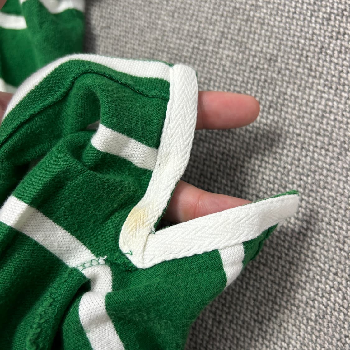 폴로 스트라이프 럭비 카라티(XL) 상품이미지7
