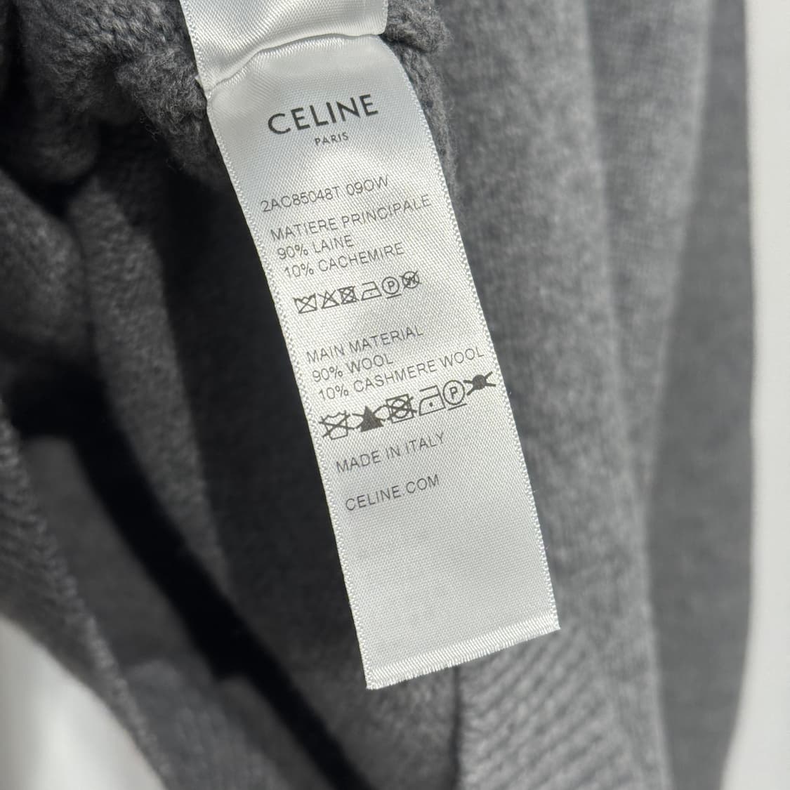 [정품] 셀린느 트리옹프 울 크루넥 스웨터 니트 L  상품이미지8