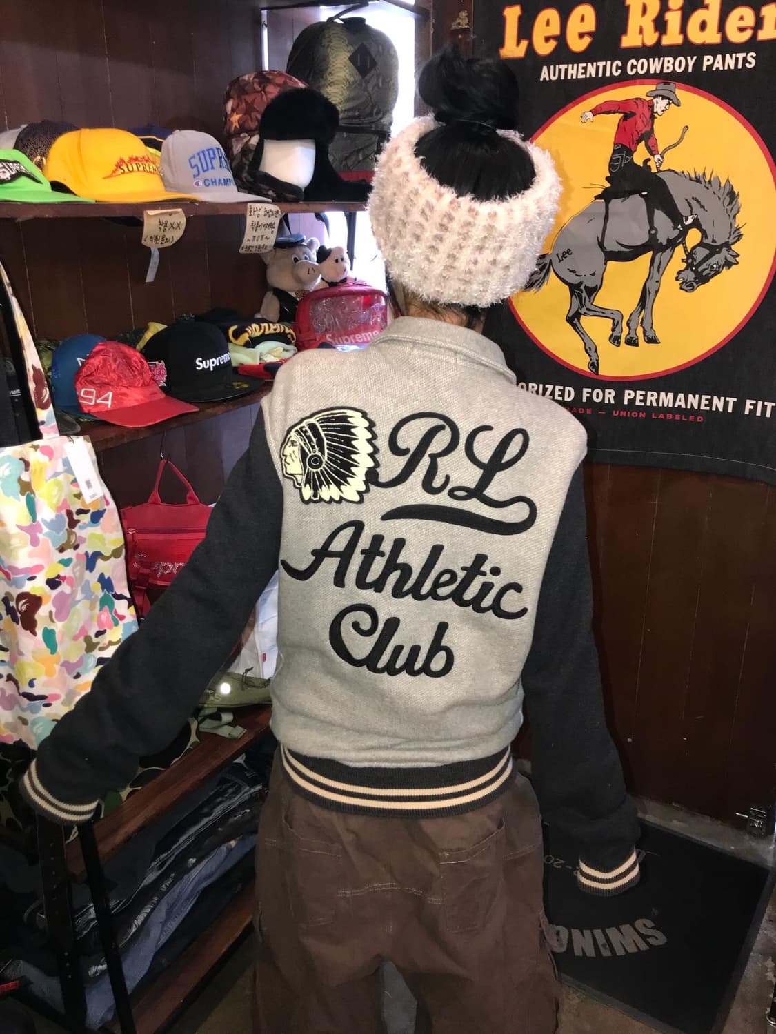 Polo Big Logo Knit Varsity Jacket 상품이미지2