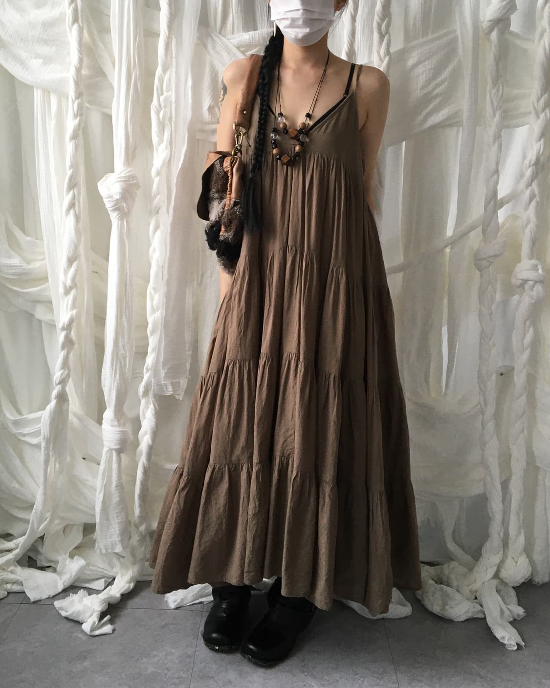 Layer sleeveless onepiece 상품이미지1