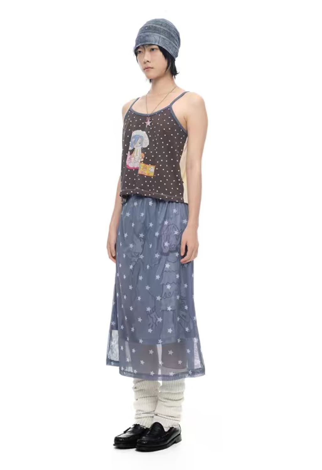 YOUTHBATH  YB x Oliwa Star Print Mesh Gr 상품이미지4