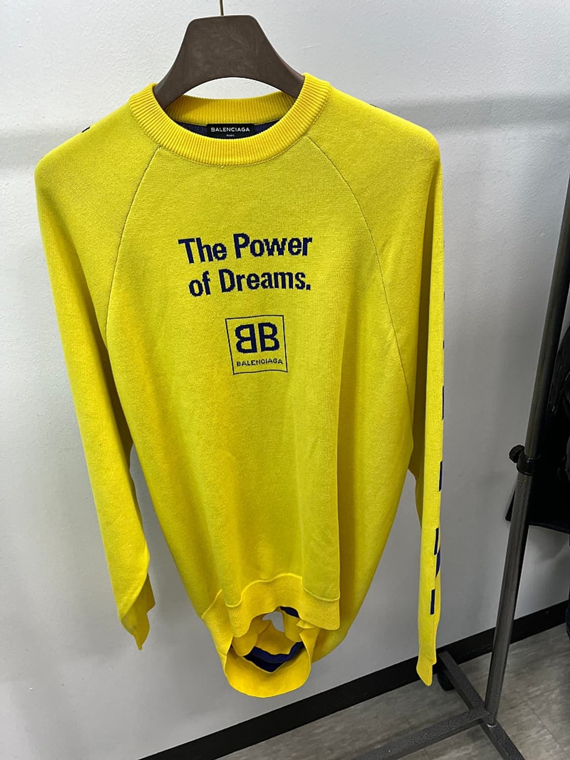 100) 발렌시아가 옐로 오버니트  상품이미지4