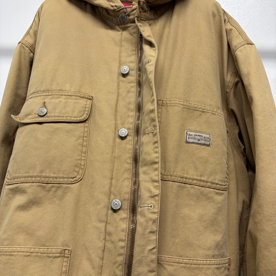 리바이스 누빔 후드 자켓 상품이미지4