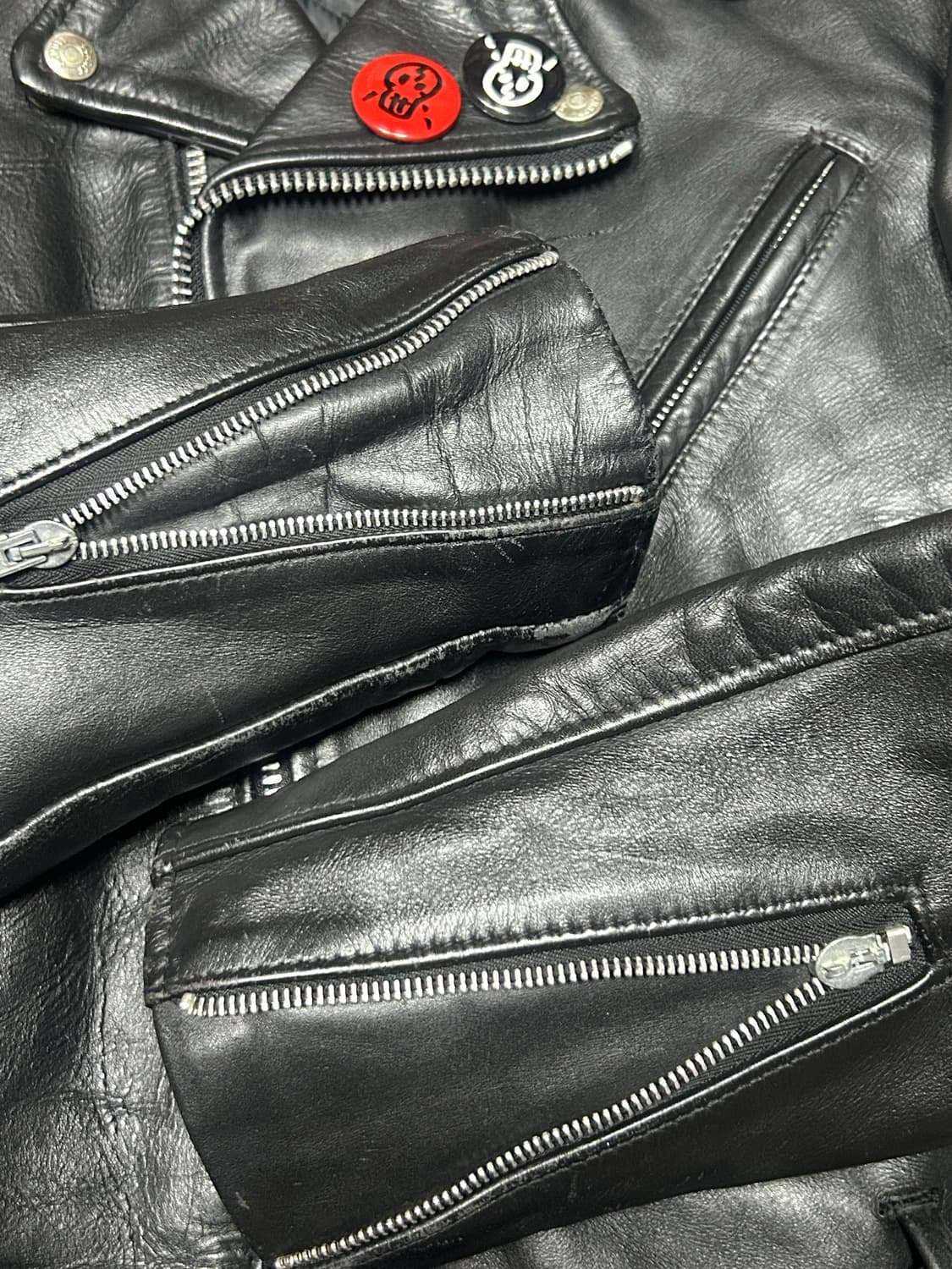 쇼트 퍼펙토 618 가죽자켓 40사이즈 상품이미지7