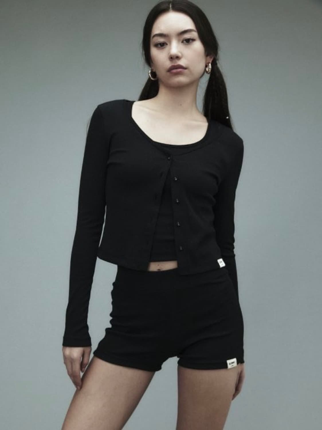 글로니 G CLASSIC 클래식 립 브이넥 가디건 상품이미지1