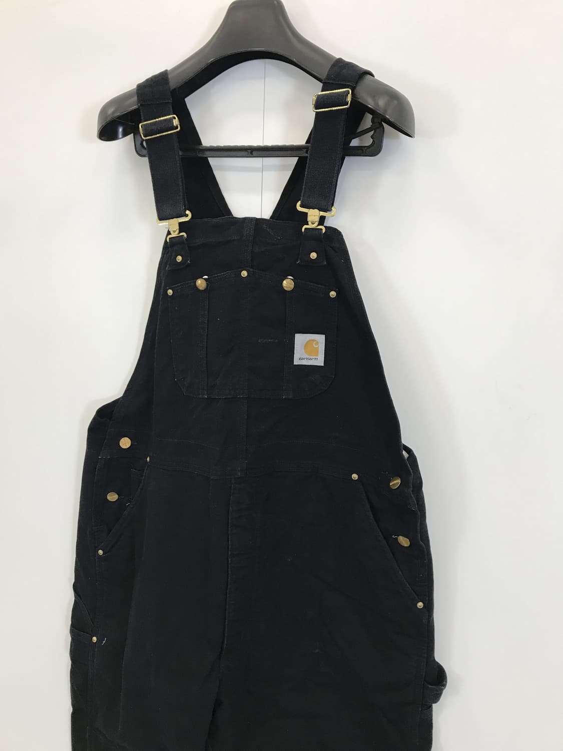 칼하트 흑청 데님 오버롤 [42x32] 상품이미지2