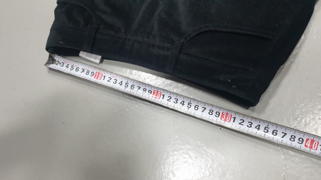 파리게이츠 블랙 벨벳 스트라이프 프릴치마0사이즈 상품이미지5