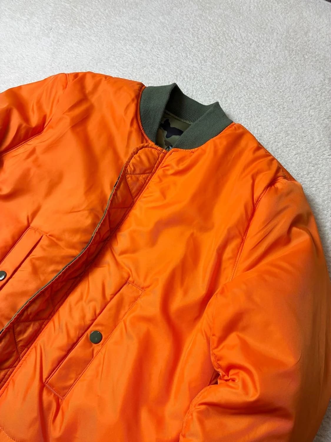 알파인더스트리 카모 Ma-1 리버시블 블루종 자켓 PN6460    상품이미지6