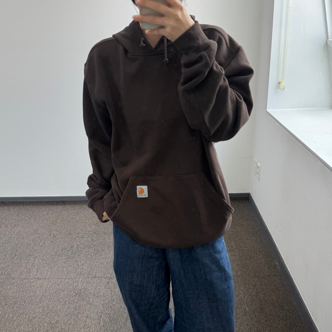 Carhartt 칼하트 브라운 후드티  상품이미지2