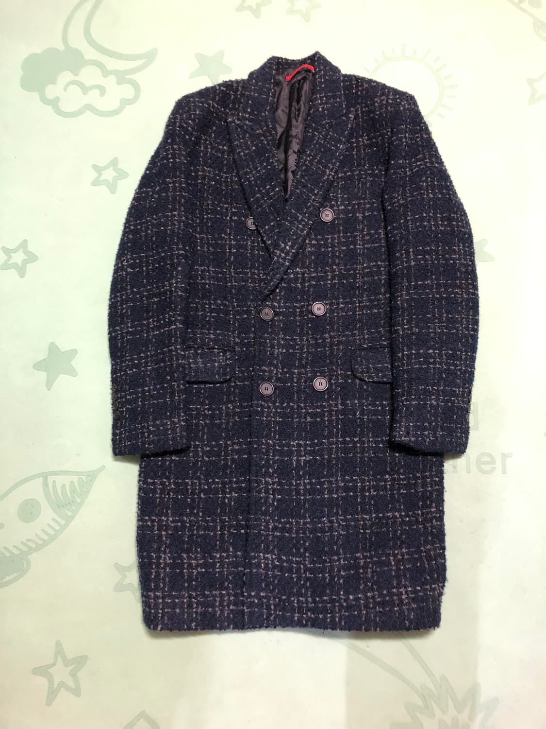 (초특가)편집샵 더블브레스트 헤링본 더블코트/몽클레어 타임 솔리드시스템 상품이미지1