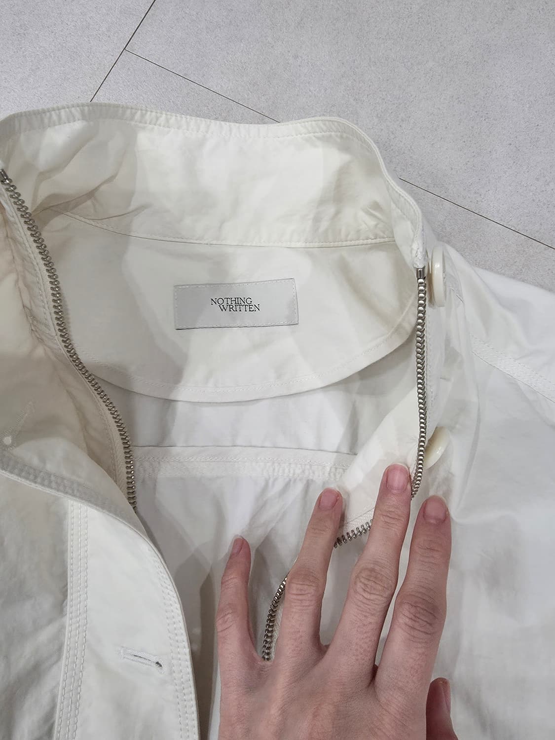 낫띵리튼 William cricket jacket (Ivory) 상품이미지4