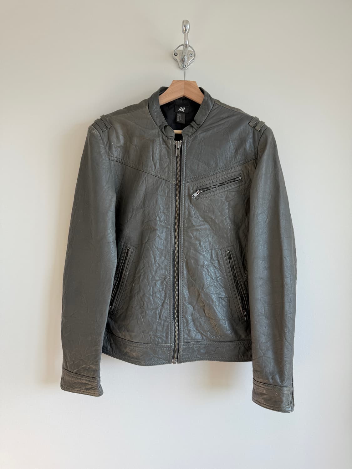 H&M 레더 자켓 상품이미지1