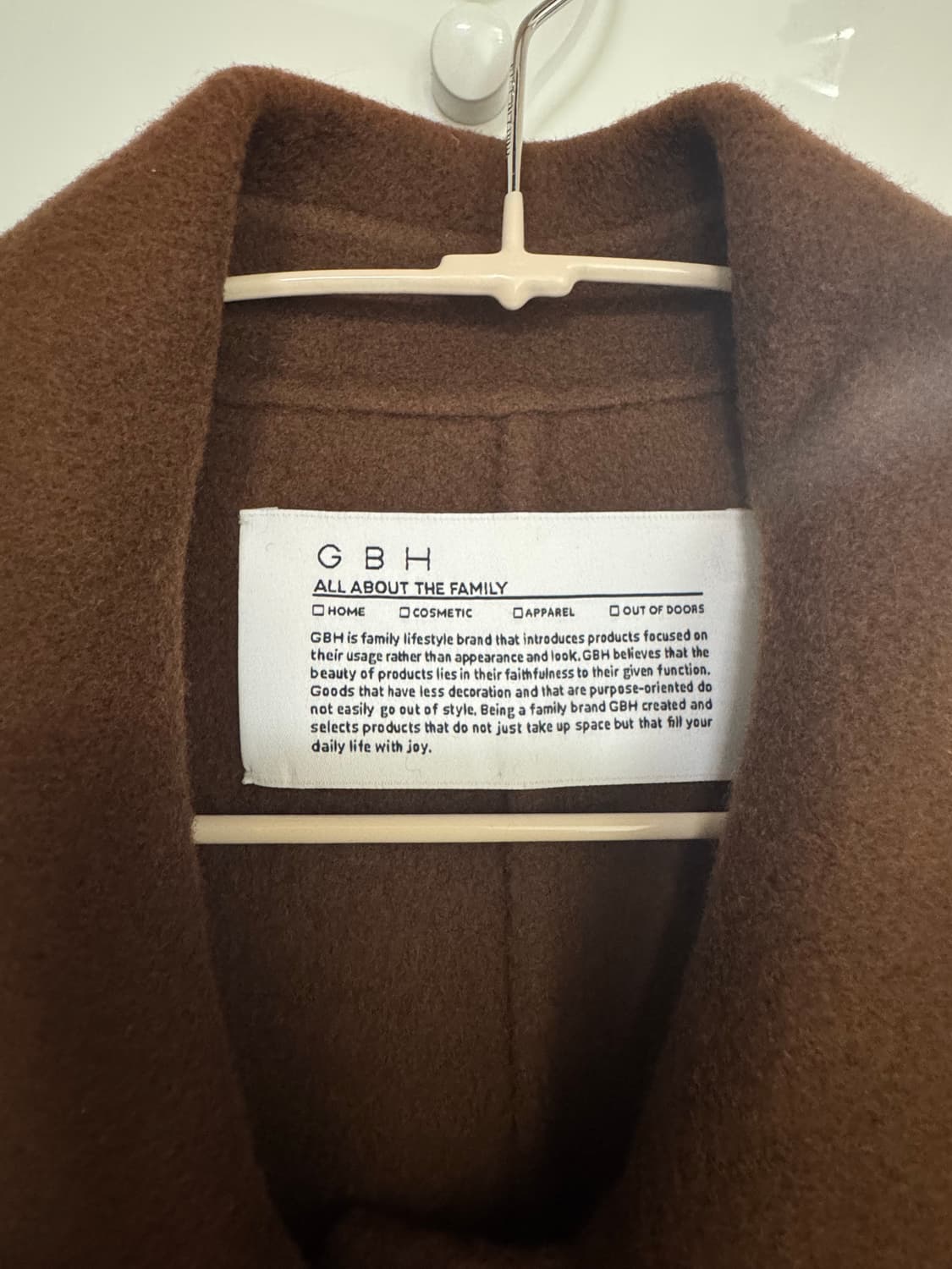 GBH 울 케시미어 코트 상품이미지3